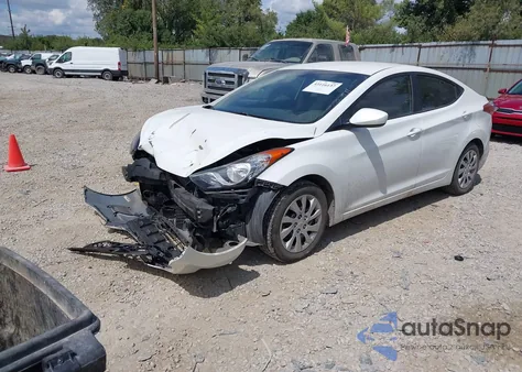 2013 Hyundai Elantra Gls из США, поврежденный, VIN 5NPDH4AE6DH172893